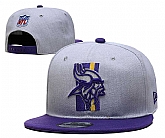 Minnesota Vikings Team Logo Adjustable Hat YD (15),baseball caps,new era cap wholesale,wholesale hats